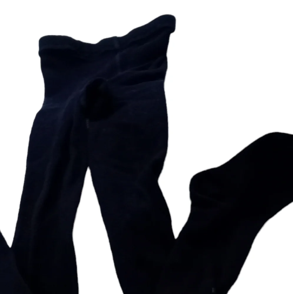 The Children's Place Black 75% Cotton Tights